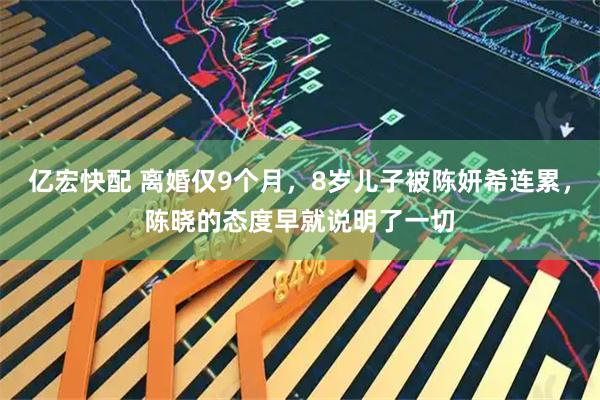 亿宏快配 离婚仅9个月,8岁儿子被陈妍希连累,陈晓的态度早就说明了一切